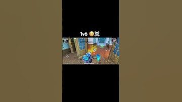 Apna roj ka hai 😱1v6 🤯🔥