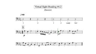 Virtual Sight Reading Level 4.2 (Bassoon)