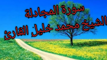 سورة المجادلة الشيخ محمد خليل القارئ