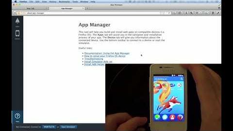 Testing Firefox OS Application on a Real Device