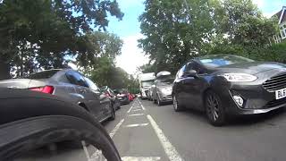 Overtaking 150 cars in 5 minutes on my bicycle in London