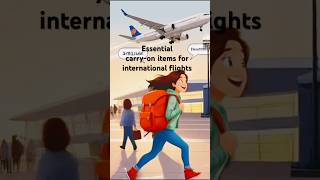 Essential carry-on items for international flights