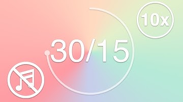 30/15 - Pomodoro - 30 minute timer with 15 minute breaks - No Music - Pastel