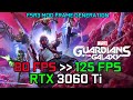 Frame Generation on RTX 3060 Ti | FSR 3 Mod on Marvel's Guardians of the Galaxy | FPS Gain!