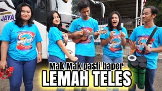Pengamen ABG goyang tipis tipis.!!felic keluarkan suara emasnya ternyata bikin meleleh Mak Mak baper