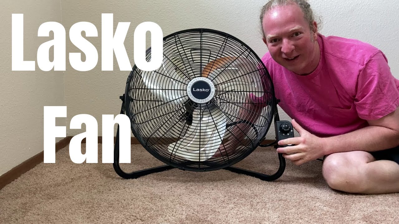 Lasko 20 Inch High Velocity Quick Mount Fan - YouTube