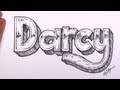 Graffiti Writing Darcy Name Design #34 in 50 Names Promotion | MAT