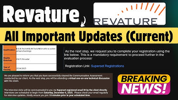 🔥Revature Biggest Updates | Next Batch | BE BTECH ME MTECH MCA | 2024/2025 BATCH | Current Updates