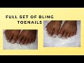 Bling Toe Nails