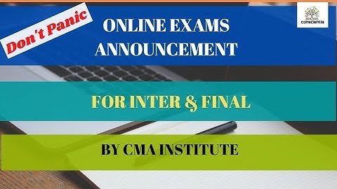 CMA Online Exam Notification | 18 Oct | CA Shilpi Kothari