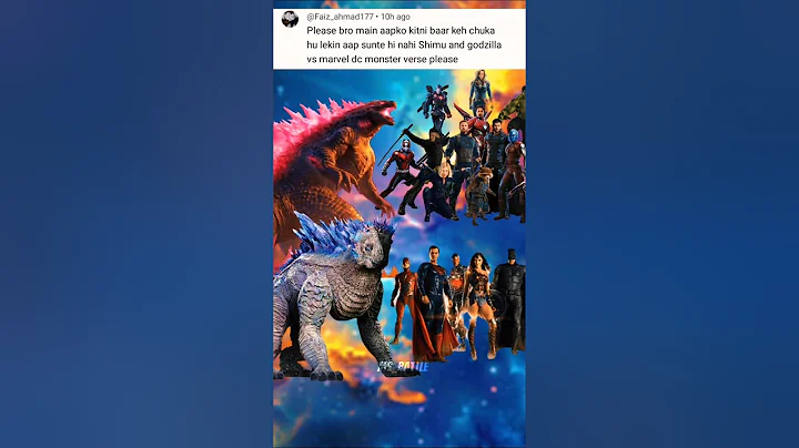 Godzilla & Shimo vs Marvel and DC | Who's Win ? | #shorts #monster