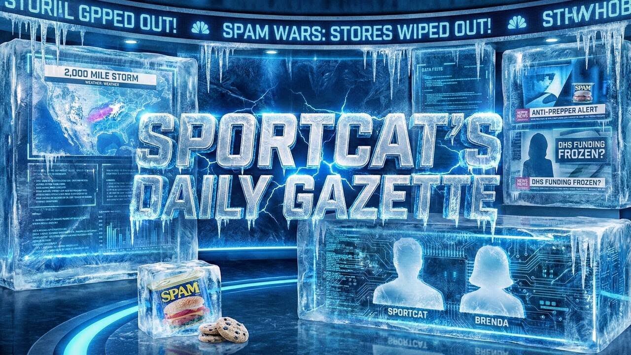Sportcat's Daily Gazette | Emergency Alert: 2,000 MILE STORM! Grid Collapse?