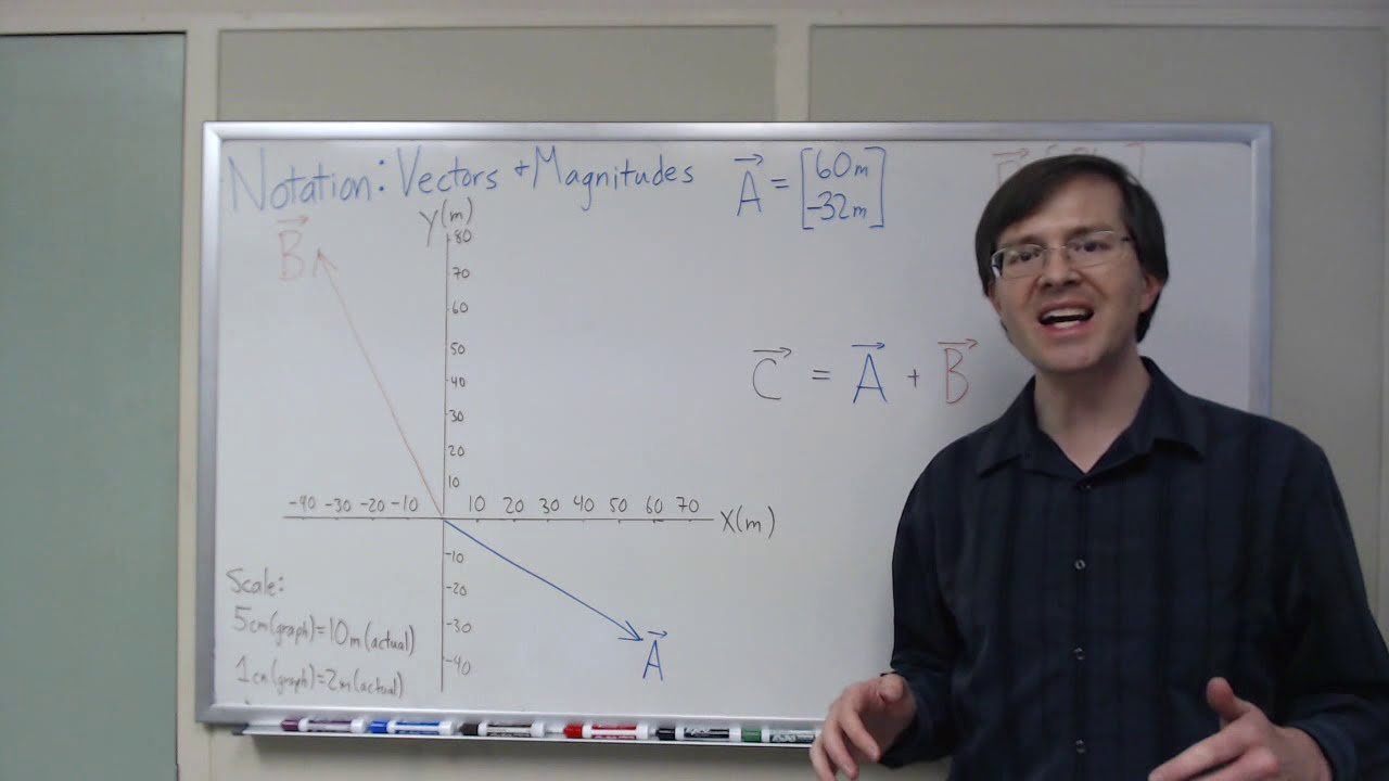 Vector Notation Vectors Vs Magnitudes Youtube