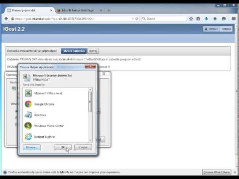 iGost - Nastavitev za Firefox