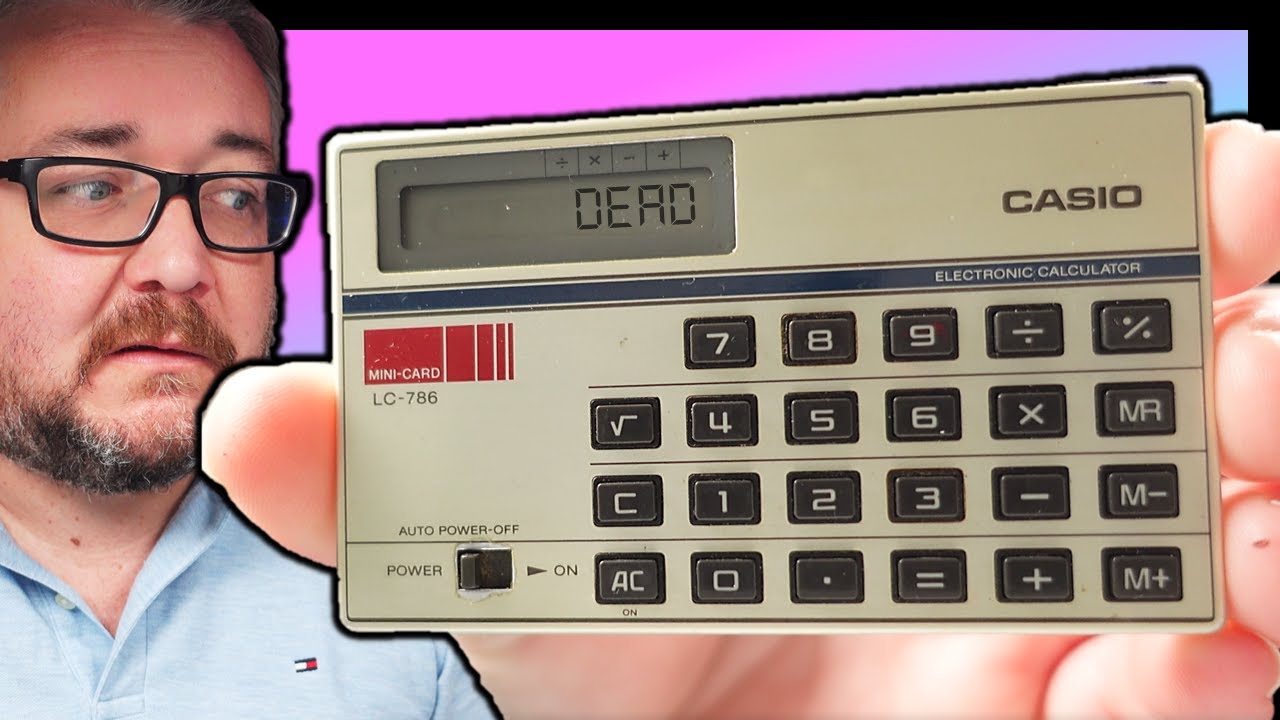 Я купил НЕИСПРАВНЫЙ калькулятор Casio 1982 года | можно ли его ПОЧИНИТЬ?