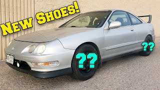 New Wheels For The Integra! - Acura Integra Build (Tuner Things) | TunerThings