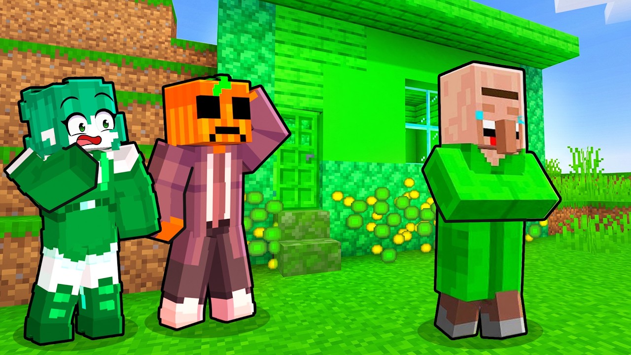 Encontré las CASAS SECRETAS de los ALDEANOS en Minecraft!