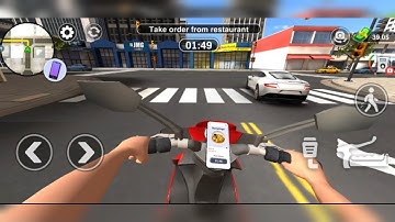 Urban food delivery simulation gameplay walkthrough part 1🥇