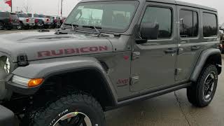 ALL NEW 2020 JEEP WRANGLER JL 4 DOOR UNLIMITED RUBICON STING GRAY LED WALK AROUND OVERVIEW SUMMIT