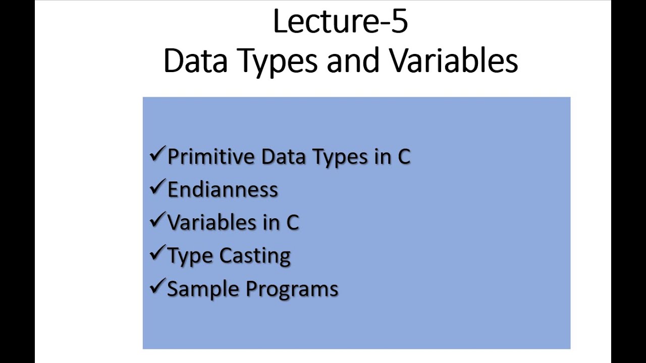 C Programming Lecture 4 - YouTube