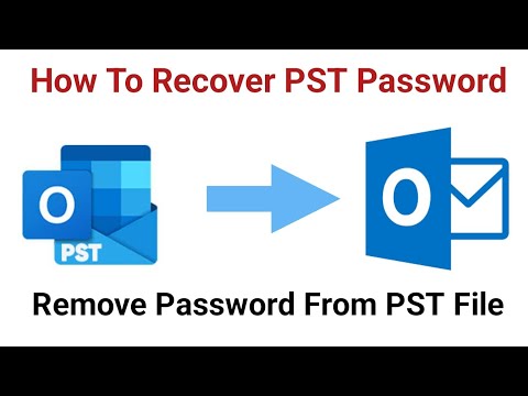 How To Recover PST Password | How To Remove Password From PST File #pstrepair #outlook