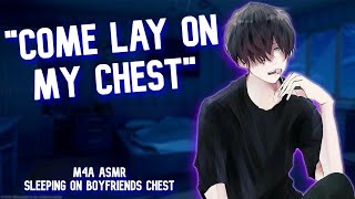 Sleeping on Your Boyfriends Chest (ASMR) (Black Screen) (Talking) (Sleep Aid) (Boyfriend ASMR)