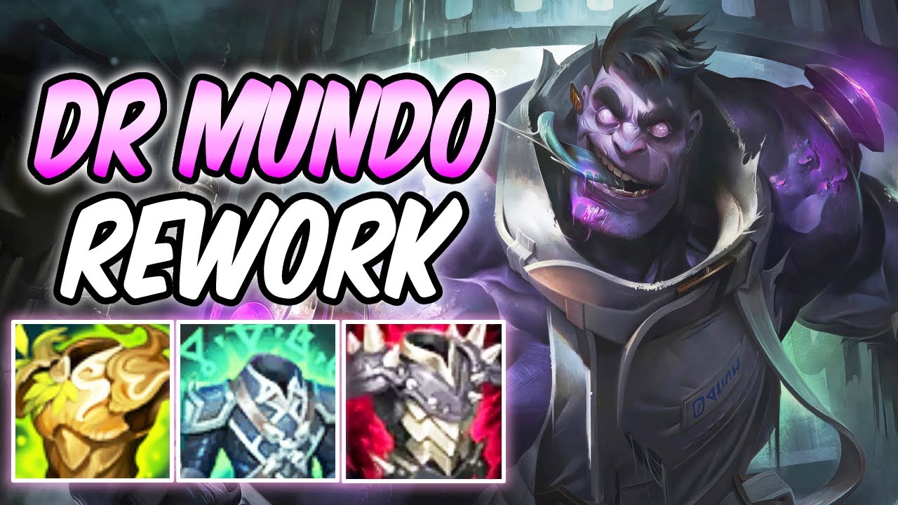 Derivation hæk bliver nervøs DR MUNDO REWORK - NEW MUNDO IS EXTREMELY TANKY | Best Build & Runes |  League of Legends | S11 - YouTube