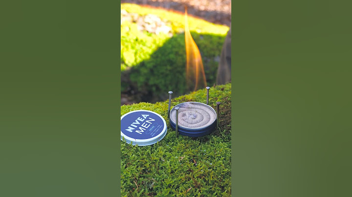 Survival Hack: DIY Alcohol Stove From a Nivea Tin #survival #bushcraft #camping #lifehacks