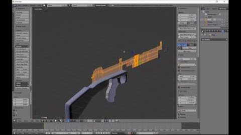 Blender Speed Build | WW2 Thompson Rifle