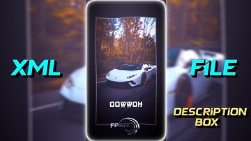 NEW TREND XML FILE By @Faisal_Editz130