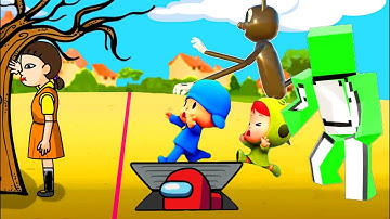 Squid Game #1 / POCOYO / DREAM / AMONG US / CARTOON CAT