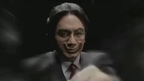 Standing here, I realize but it’s Iwata and Reggie fighting