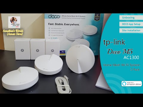 How to TP-Link Deco M5 Router Wifi Mesh Setup & Config + Review