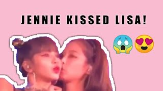 JENNIE KISSED LISA?! ️ #jenlisa #blackpink #thailand