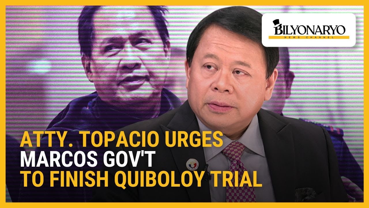 Atty. Topacio urges Marcos gov't to finish Quiboloy trial | Newsfeed ...