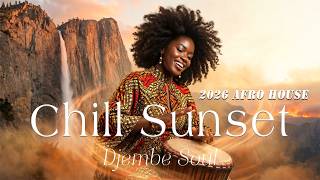 Chill Djembe Sunset Session | Golden Waterfall