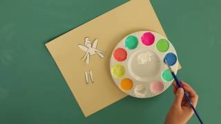 Art Camp Kids Craft Tutorial Paper Egg Carton Fairy Dolls!