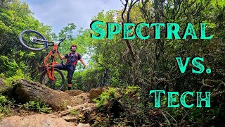 CAN THIS BIKE HANDLE TECH? | 2022 Canyon Spectral 29 AL 6 Review | Mountain Biking Pisgah Forest, NC