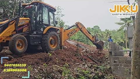 "JCB 3DX Excavator: Powerful Tree Root Removal in Action!" | HITACHI 35/85/140 | JIKKU EARTH MOVERS