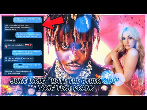 Juice Wrld Marshmello Polo G Kid Laroi Hate The Other Side Lyric Text Prank On Ex Girlfriend Juice Wrld Marshmello Polo G Kid Laroi Hate The Other Side Lyric Text Prank On Ex Girlfriend