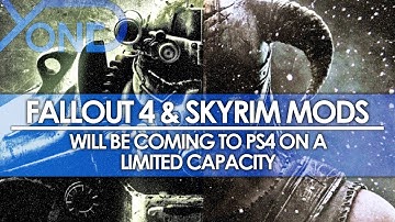 Fallout 4 & Skyrim Mod Support is Coming to PS4 Afterall! But on a Limited Capacity