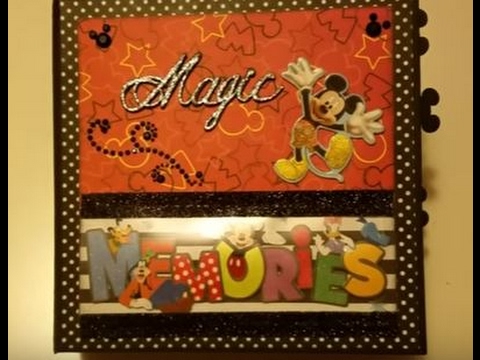 Mickey and Minnie Mouse Disney Scrapbooking paper  Disney scrapbook,  Disney scrapbooking layouts, Disney scrapbook pages