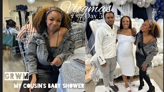 Vlogmas Day 5 | GRWM for My Cousin's Baby Shower | ispeakEssence
