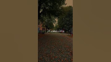 يَوْمَ تُقَلَّبُ وُجُوهُهُمْ فِي النَّارِ) سورة الاحزاب الاية ٦٦ #القران #quran_karim