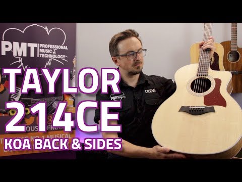 Taylor 214CE (Koa Back & Sides) Electro-Acoustic - Review & Demo