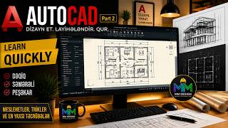 AutoCAD-da sıfırdan ev planının hazırlanması(Part 2) AutoCAD-da sıfırdan ev planının hazırlanması(Part 2)