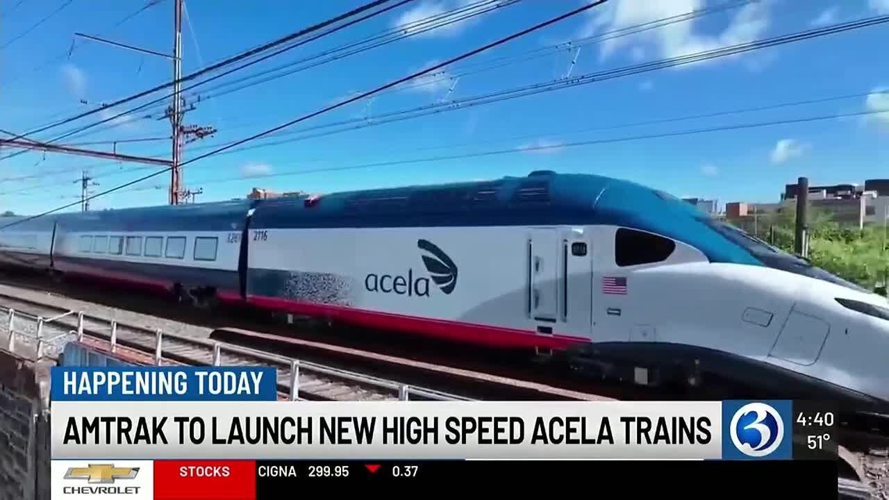 Amtrak launching next generation of high speed Acela trains Thursday