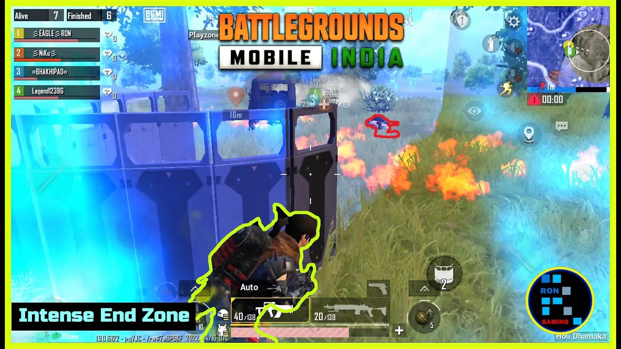 BGMI | Intense End Zone Fight Chicken Dinner - YouTube