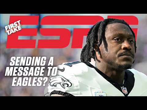 Cam Newton calls out Eagles' identity crisis amid A.J. Brown's CRYPTIC social post 👀 | First Take