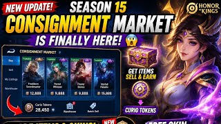 HOK Season 15 Consignment Market Explained! 😱 Free Skin Trading Is Here! #honorofkings #hokindia